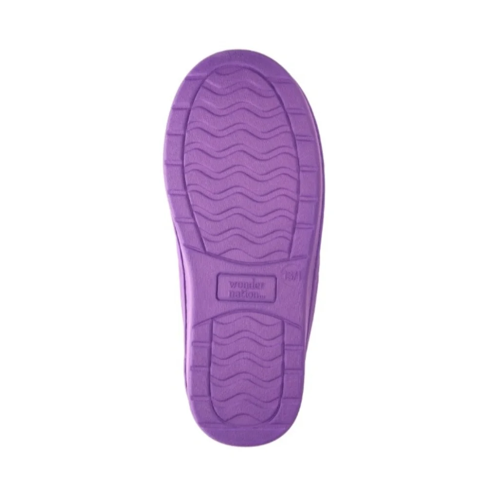 Girls Quilted Puffer Slipper